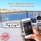 Pyle 400w 4 Channel Marine Amplifier Bluetooth