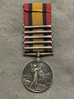 British Victorian Queen South African Medal W  5 Clasps - Gordon Highlanders