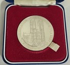 Commemorative Sterling Silver Medallion anniversary Of The Coronation H M Queen 