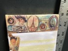 Punch Studio Paris Themed 4x6 100 Sheet Magnet Back Note Pad New Sealed