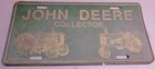 Vintage Metal John Deere License Plate Collector Tag Used Tractor Set 94d-1001