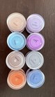Asp Quick Dip Multicolor Shiny Dip Powder Set 0 5oz White Purple Creme Set Of 8