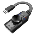 Usb 7 1 Sound Card Adapter For Pc - Gs3 Audio Converter W Volume Control