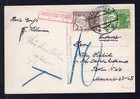 Austria 1926 Two Air Post Stamps On Airmail Postcard To Germany  Taxed