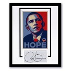 Barack Obama Autograph Signed 44th U s  President Hope Framed 11x14 Display Acoa