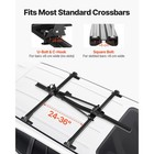 Roof Top Bike Rack Heavy Duty Car Bicycle Upright Mount Rack With Lock
