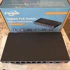 10 Port Gigabit Poe Switch 8 Port Poe  2 Uplink 10 100 1000mbps 65w