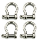 4x 5 16 Clevis Pin D Ring Shackle Bow Anchor Stainless Steel Heavy Duty Shackle