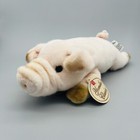 Pink Pig Plush Yorkshire Stuffy 8  W tag Vtg Russ Berrie Yomiko Classics