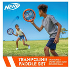 Nerf Trampoline Paddle Ball   Flying Disc Set Inside-outside Orange Ages 4 
