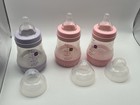 Mam Baby Bottles Easy Start Anti-colic 5 Oz  Set Of 3  Size 0   X5 Sz 1 Nipples 