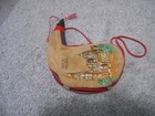 Vtg  Spanish Leather Bota Bag Wine Canteen Hand Painted Rdo De Toledo