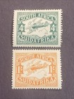 1929 South Africa Airmail Stamp C5 C6 Mnh