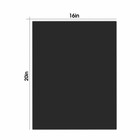50 Pack 16x20 Uncut Photo Mat Matboard Black Uncut Mats For Projects Craft Art