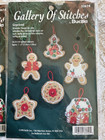 2 Kits Bucilla Gallery Of Stitches Gingerbread Felt Orn Kits Christmas  33614