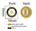 New Rotary Club Pin Rotary International  Foundation Fellowship District Polio
