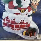 Bucilla Santa Down The Chimney Jeweled Felt Stocking Kit 83115 Sealed