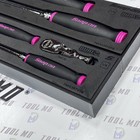 Snap-on Tools New 5pc 3 8    1 4  Drive Electric Pink Ratchet Set 103rt05fep