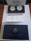 2024 Morgan And Peace Dollar Reverse Proof Two Coin Set With Flip Top Case