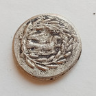 Roman Republic Coin Ancient Silver Denarius Severed Barbarian Head 116bc Silus
