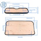 Fit For Ezgo Medalist Txt 1994-12 13 Golf Cart Front Seat Bottom   Back Cushion