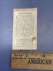 Rare Antique Sovereign Cigarettes Fish Series Maskalonge Tobacco Trading Card