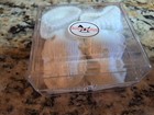 Pair Of Vintage White Knit Baby Booties With Buttons   hobby Horse  Brand