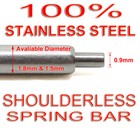 16mm   22mm Shoulderless Spring Bar Pin 0 9mm Tip For Drilled Pierce Lug Watch