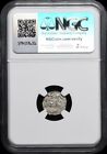 Very Rare 1308-1323 Germany Medieval Silver Denar Old Coin Ngc Au50 Branderburg