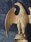 Bronze Eagle Finial Flag Topper   Ornate Detail   Antique 