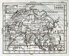 1749 Denise Macquart Map Asia Japan China Korea India Persia Arabia Tibet Russia