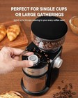 Shardor Electric Burr Coffee Grinder 2 0 - 16 Precise Settings 2-14 Cups  black 