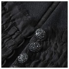 Chanel 04p Black Tweed Cc Logo Button Jacket Blazer Fr42 Us10