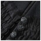 Chanel 04p Black Tweed Cc Logo Button Jacket Blazer Fr50  Xxl