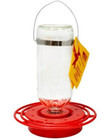 Best-1 Glass Bottle Hummingbird Feeder 8 Nectar Ports 16 Oz Cute Made In Usa New
