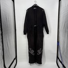 Zamp Zr 10 Mens Racing Suit Jumpsuit Large Black Fr Cotton Fire Resistant Driver