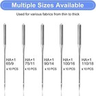 50pcs Sewing Machine Needles  Universal Needle For Singer     