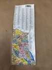 National Map Company Texas Mini Visor Map Travel Road Tourist Folded