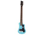 Hofner Shorty Electric Travel Guitar W gig Bag - Blue - Open Box