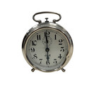 Anique French Jaz Mechanical Wind-up Alarm Clock 1920 s Chrome Metal  0 