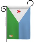 Djibouti Nationality Republic Of Africa Red Sea Garden House Yard Flag