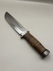 Ww2 Cataragus Fighting Knife And Sheath 225q