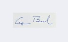 President George H W Bush Signed Cut Signature Framed Presentation Piece Bas