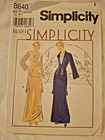  lovely Vtg 1910s Dress Retro Sewing Pattern 12-14-16 Uncut