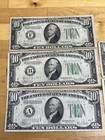 Lot Of 5 - 1934 Us  10 Ten Dollar Federal Reserve Notes Collection