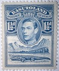 Travelstamps  1938 Basutoland Stamp Sg  20  1 1 2d Kgvi   Crocodile Mint Mognh