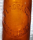 Antique Blob Top Beer Bottle D Lagrange Moravia Ny Old Pre Prohibition Brewery