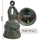 Bell Thai Buddha Antique Elephant Meditate Clapper Sound Hanging Temple Naga 5  