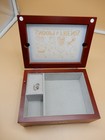 Peanuts Gang Snoopy Wooden Music Jewelry Box  i Believe I Can Fly 