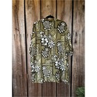 Vintage Koko Knot Xxl Hawaiian Shirt Olivegreen Rayon Aloha Camp Floral Pineappl